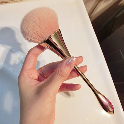 Rose Gold Makeup Brush – Large Loose Powder Brush